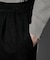 【セットアップ対応】ストレッチ スエード テーパードパンツ