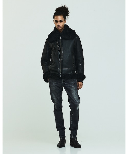 25A/W】B-3 ムートン ライダース｜ゴーサンゴーイチプール・オムの通販