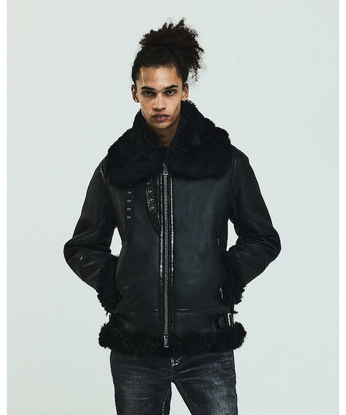 25A/W】B-3 ムートン ライダース｜ゴーサンゴーイチプール・オムの通販