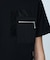 【日本製】 レザーパッチ 半袖 T シャツ