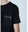 【日本製】 レザーパッチ 半袖 T シャツ