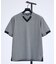 フィンリーチェック ジャガード VネックTシャツ