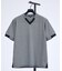フィンリーチェック ジャガード VネックTシャツ