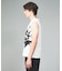ジップ ノースリーブTシャツ