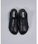 【WRAP SHOES】レザーサイドキャビティ スライド サンダル