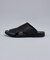 【WRAP SHOES】レザーサイドキャビティ スライド サンダル