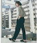 【WRAP SHOES】レザーサイドキャビティ スライド サンダル