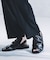 【WRAP SHOES】ドレープ バックストラップ サンダル