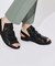 【WRAP SHOES】ドレープ バックストラップ サンダル