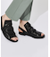 【WRAP SHOES】ドレープ バックストラップ サンダル