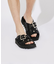 【WRAP SHOES】ライダースバックル ボリュームソール スライドサンダル
