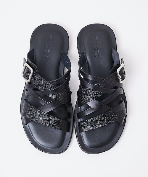 マルチクロス レザーサンダル｜アルフレッド・バニスターの通販｜&mall