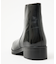 スクエア サイドジップ ブーツ