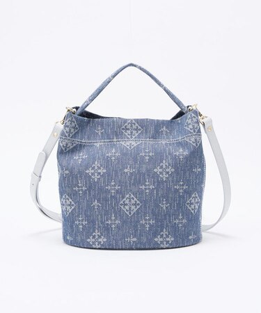 Denim Jacquard】バケツ型ショルダーバッグ｜ラシットの通販｜&mall 