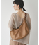 【名品】ソフトレザーラウンドビッグショルダーバッグ