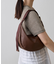 ［ショルダー人気NO.1］【名品】ソフトレザーラウンドショルダーバッグ