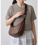 ［ショルダー人気NO.1］【名品】ソフトレザーラウンドショルダーバッグ