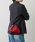 レザー巾着4WAYミニショルダーバッグ