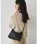 《本革/270g》エンボスモノグラムショルダーバッグ