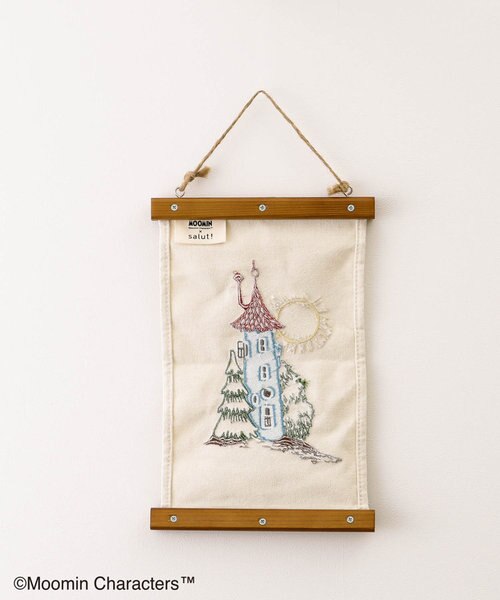 MOOMIN×salut!】ムーミンやしき刺繍タペストリー｜サリュの通販｜&mall