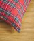 タータンチェッククッションカバー（レッド）