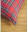 タータンチェッククッションカバー（レッド）