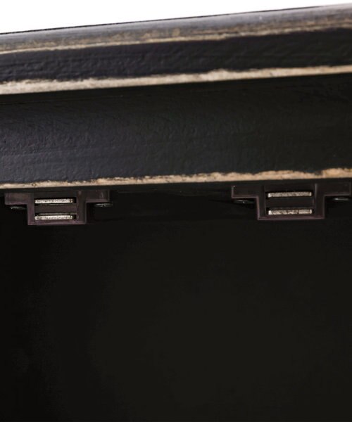 WEB限定ガラスキャビネット／ブラックアンティーク｜サリュの通販