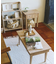 折りたたみテーブル：38.5×85×45cm／Rustic