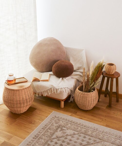 雲ボアボールクッション：S／コロンマロン｜サリュの通販｜&mall