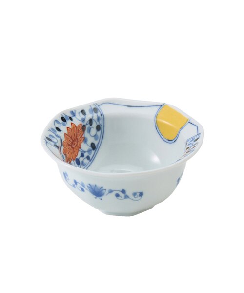 波佐見焼染錦丸紋八角小鉢：12.5cm／お正月を彩る「うつわ」｜サリュの