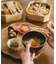 フラワー木製トレイ
