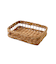 ラタン浅レクタングルバスケットスモール