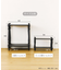 《WEB限定商品》ミニ2段シェルフ／ブラックアンティーク