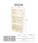 《WEB限定商品》キャスター付きスリムラック