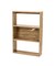 ウッド2WAYディスプレイシェルフ／デニムナチュラル