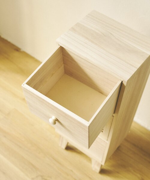 ウッドラタン引き出しラック3段「2セット」 WEB限定ウッドラタン引き出しラック3段｜サリュの通販｜&mall