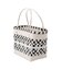 クロスデザインバスケットバッグ