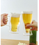 ダブルウォールビールジョッキ：370ml／ビールと唐揚げ