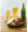 ダブルウォールビールジョッキ：370ml／ビールと唐揚げ
