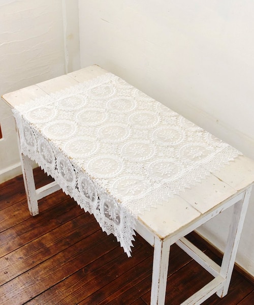 アンティークレースマルチクロス：85×85cm｜サリュの通販｜&mall