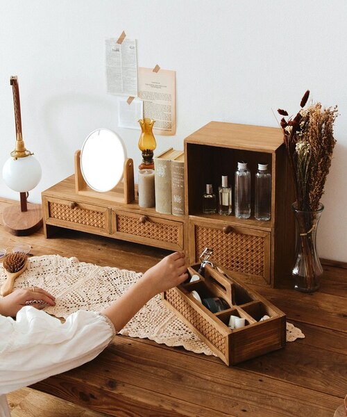 ラタン化粧台 ラタン ドレッサー」の人気商品一覧 | 安い商品を通販サイトから探す