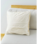 ミックスボアクッションカバー：45×45cm／チェックとモコモコ