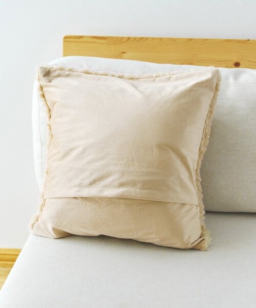 HIKEホワイトボア クッションカバー HIKEホワイトボア クッションカバー