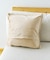ボリュームボアクッションカバー：45×45cm／チェックとモコモコ