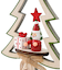 ウッドツリーサンタオブジェ／クリスマス