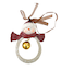 レジンスノーマンオーナメント／クリスマス