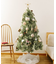 ファブリックタッセルボールオーナメント／ナチュラルクリスマス