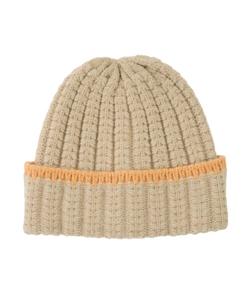 カラーラインニット帽子｜サリュの通販｜&mall（アンドモール
