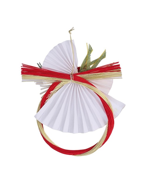 扇の水引しめ縄／正月のお飾り｜サリュの通販｜&mall（アンドモール