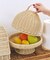 《洗える！／WEB限定再入荷》PPラタンスタンド付きバスケット